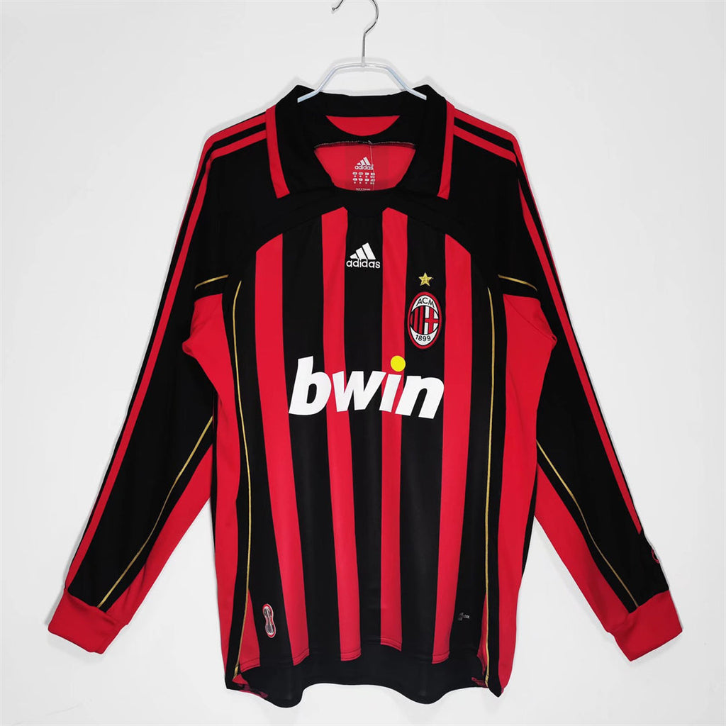 AC Milan - Retro Home Shirt 2006/2007 Long Sleeve